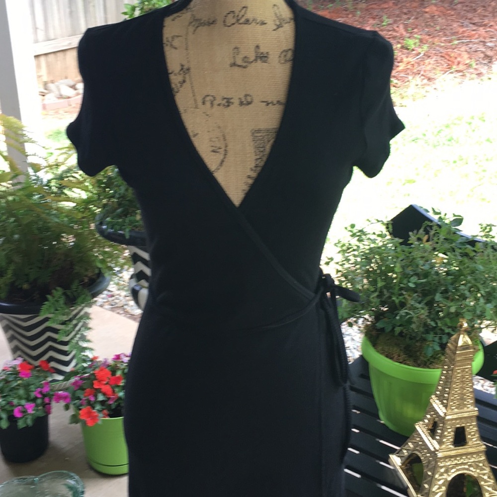 NEW Ribbed Wrap Dress ♥️ NWT - Picture 2 of 8